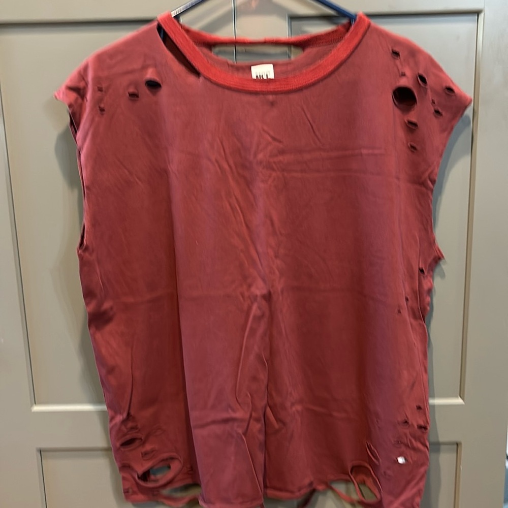 NSF HARLEY DISTRESSED TEE- size medium